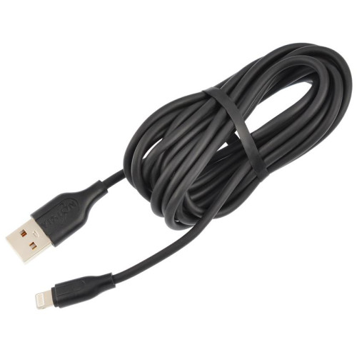 Кабель USB 2.0 A вилка - 8pin 2 м Vixion 2.4A VX-02i PRO черный