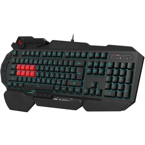 Клавиатура A4Tech Bloody B318 LED черный