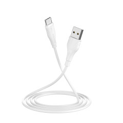 Кабель USB 2.0 A вилка - Type-C 2 м Borofone  BX18 Optimal белый