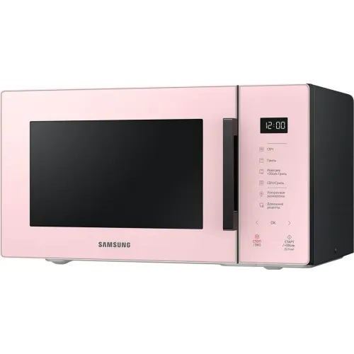 Микроволновая печь SAMSUNG MG-23T5018AP/BW розовый/черный