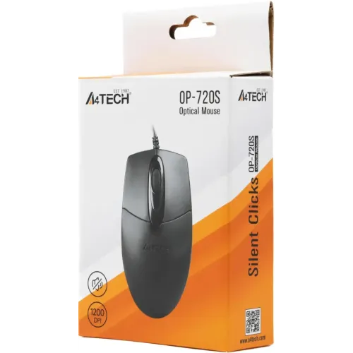 Мышь A4 OP-720S черный 