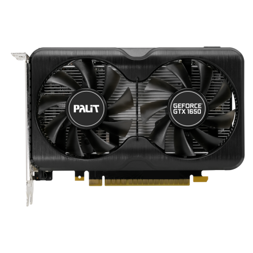 Видеокарта Palit PCI-E PA-GTX1650 GP OC 4G D6 NV GTX1650 4096Mb 128 GDDR6 1410/12000/HDMIx1/DPx2/HDC NE61650S1BG1-1175A