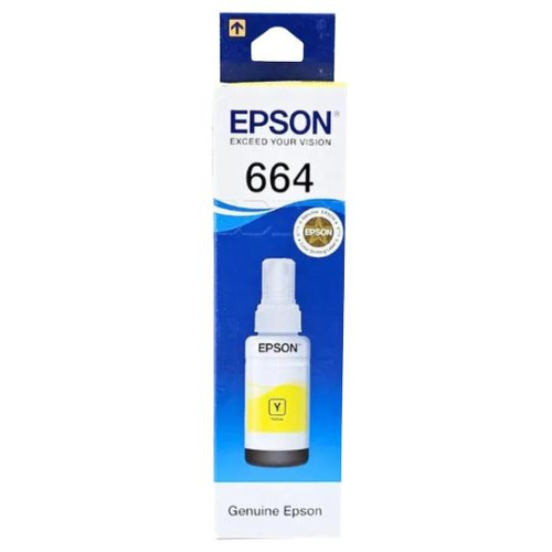 Чернила Epson 664 yellow (C13T66444A) оригинал 70 мл