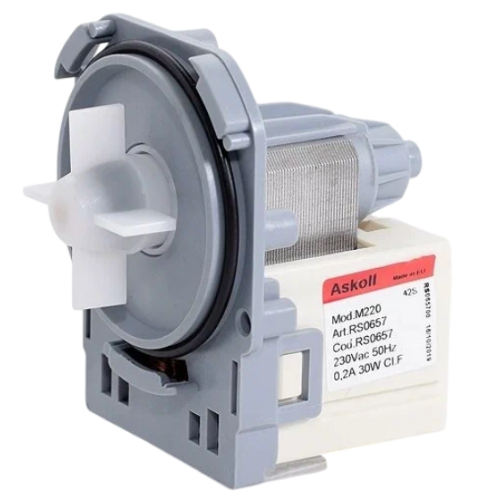Помпа для СМА Askoll 30W (без улит.на защелк.3шт.клеммы вместе)