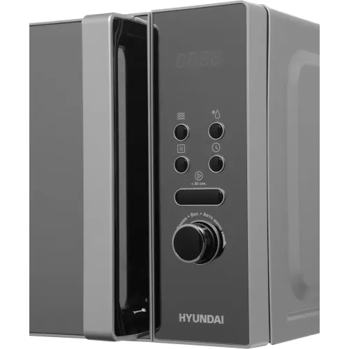 Микроволновая печь HYUNDAI HYM-D3002, 20 л., серебристая (Э/М)