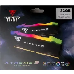 Память DDR5 32768Mb 7600MHz Patriot PVXR532G76C36K 2х16 Viper XTREME RGb RTL Gaming 