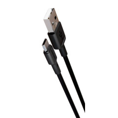 Кабель USB 2.0 A вилка - microUSB 3 м More choice K14m (Black)
