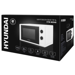 Микроволновая печь HYUNDAI HYM-M2048, 20 л., белая (М)