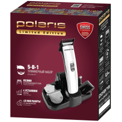 Машинка для стрижки POLARIS PHC-2302RC белый (акб/сет.)