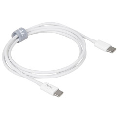 Кабель USB 2.0 Type C - Type C 1 м TFN ,TFN-CUSBCUSB1MTPWH TPE white