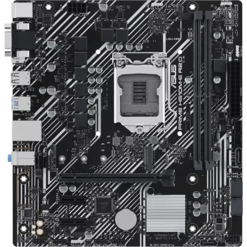 М/П SOC-1200 ASUS PRIME H510M-E R2.0 Intel H470 2xDDR4 mATX AC`97 8ch(7.1) GbLAN+VGA+HDMI+D