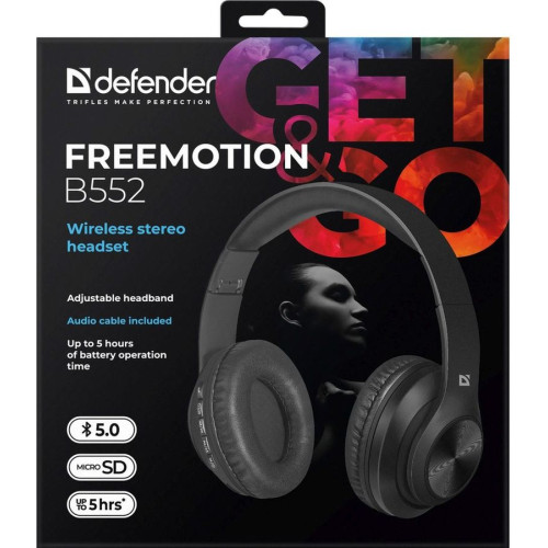 Гарнитура Bluetooth DEFENDER B552 черные
