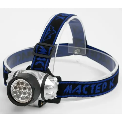 Фонарь МАСТЕР К налобный, 14 LED, 3 ААА (555026)