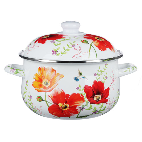Кастрюля VETTA Букет 5,0л (894-326)