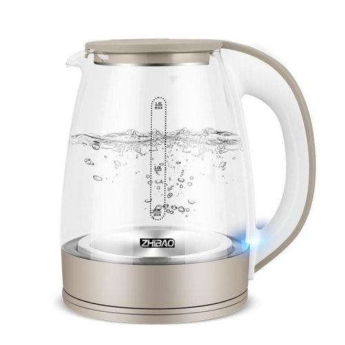 Чайник эл. Electric kettle стекло/беж (*7)