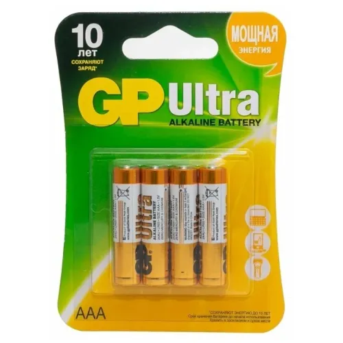 Батарейка GP LR03 ULTRA 4шт