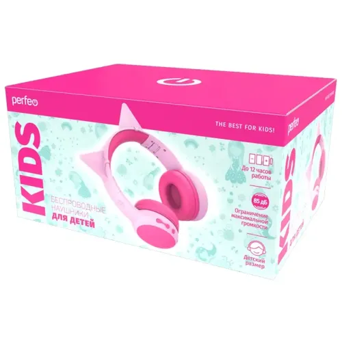 Гарнитура Bluetooth PERFEO PF-B4862 KIDS розовый