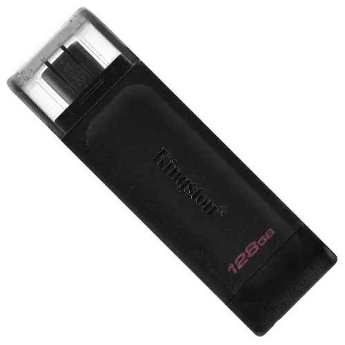 Карта USB3.0 128 GB Kingston DataTraveler 70 Type-C DT70/128GB черный