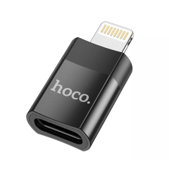 Переходник 8pin - Type C Hoco UA17 черный