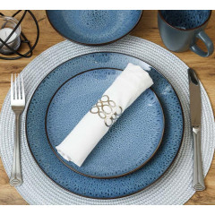 Тарелка керамика Daniks Файруза, десертная, круглая, 20 см (365998)