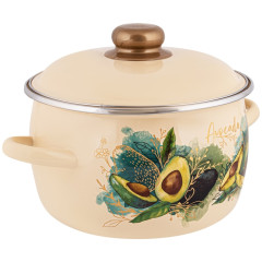 Кастрюля APPETITE Avocado, эмаль, 2,0л