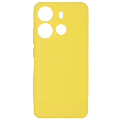 Бампер Tecno Spark Go 2023/Pop 7 Pro ZIBELINO Soft Matte желтый защита камеры
