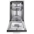Посудомоечная машина Samsung DW50R4050BB/WT встраиваемая