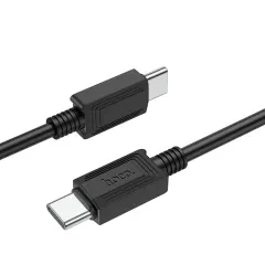 Кабель USB 3.0 Type C - Type C 1 м Hoco X73 черный