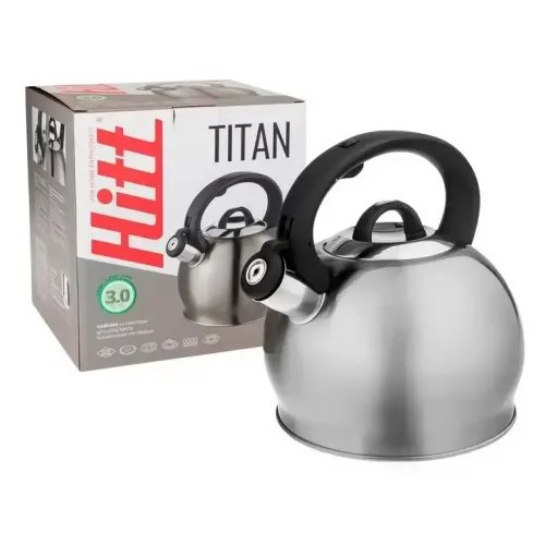 Чайник со свистком HITT Titan H-KT100, 3,0 .(М3346)