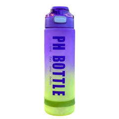 Бутылка для воды спортивная PH BOTTLE, желто-фиолетовая, 1000 мл.