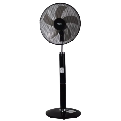 Вентилятор напольный RAZZ RZ-F30/456, Wi-Fi, пульт, черный