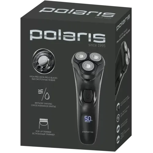 Бритва POLARIS PMR 0415R 4D PRO, черный