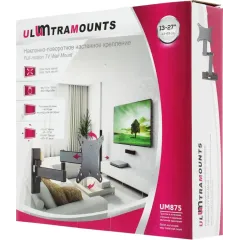 Подставка д/ТВ ULTRAMOUNTS UM875 пов. черный 13