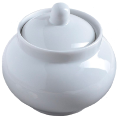 Сахарница фарфор Дулевский фарфор, Рубин, 039522, белая, 500 мл. (396290)