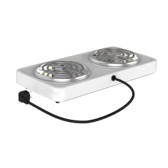 Настольная электроплита MAXVI HE201 белая (тен 2)