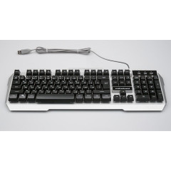 Клавиатура NAKATOMI KG-35U серебро 