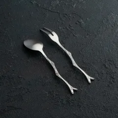 Набор столовых приборов Magistro «Вудс», h=12 см, 2 пр.(5462267)