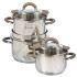 Набор посуды DANIKS Нара, кастрюли, нерж., 6 пр (GS-01413-6PC-2)(446892)