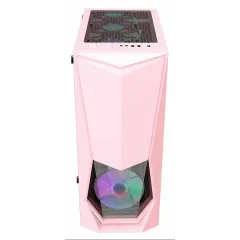 Корпус 1STPLAYER DK-3 ATX LED (DK-3-PK-3G6) розовый