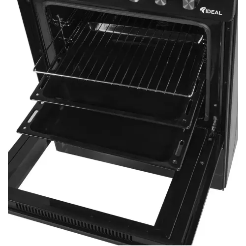 Газоэлектроплита IDEAL L 280 ГК чуг.черный (*11)