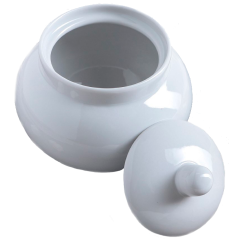 Сахарница фарфор Дулевский фарфор, Рубин, 039522, белая, 500 мл. (396290)