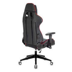 Кресло игровое Zombie VIKING 4 AERO белый/синий/красный текстиль/эко.кожа