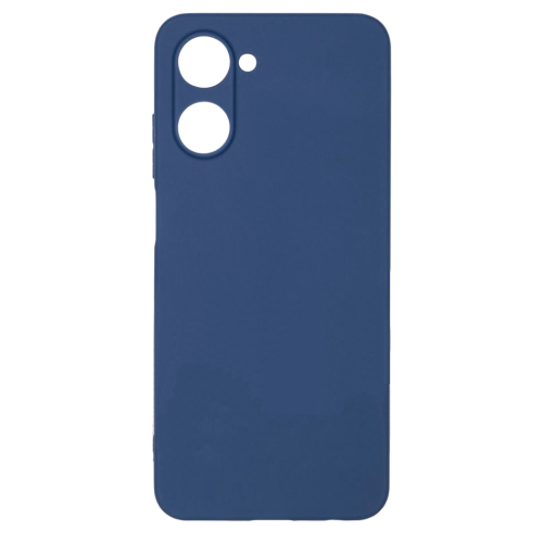 Бампер Realme 10 4G ZIBELINO Soft Matte синий защита камеры