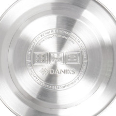 Чайник со свистком Daniks MSY-066, индукция, нерж., 3 л.(308666)