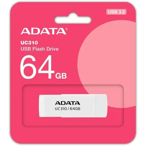Карта USB3.2 64 GB ADATA UC310E UC310-64G-RWH белый