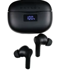 Гарнитура Bluetooth HAYLOU HQ6 ANС черный (*7)