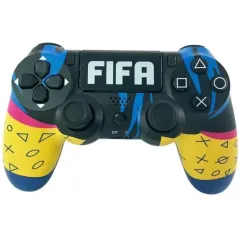 Геймпад Dualshock 4 для PS 4, черно-желтый (FIFA)