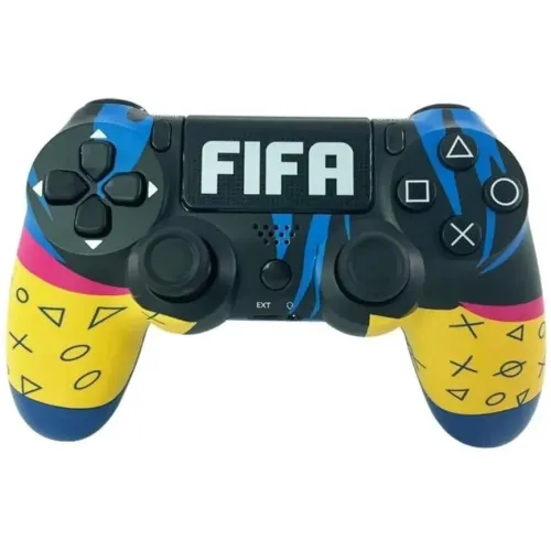 Геймпад Dualshock 4 для PS 4, черно-желтый (FIFA)