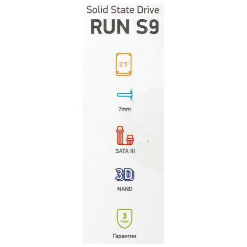 SSD 2,5" SATA 512Gb Digma DGSR2512GS93T Run S9