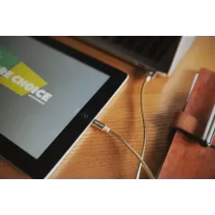 Кабель USB 2.0 A вилка - 8pin 1 м More choice K31i металл (Gold)